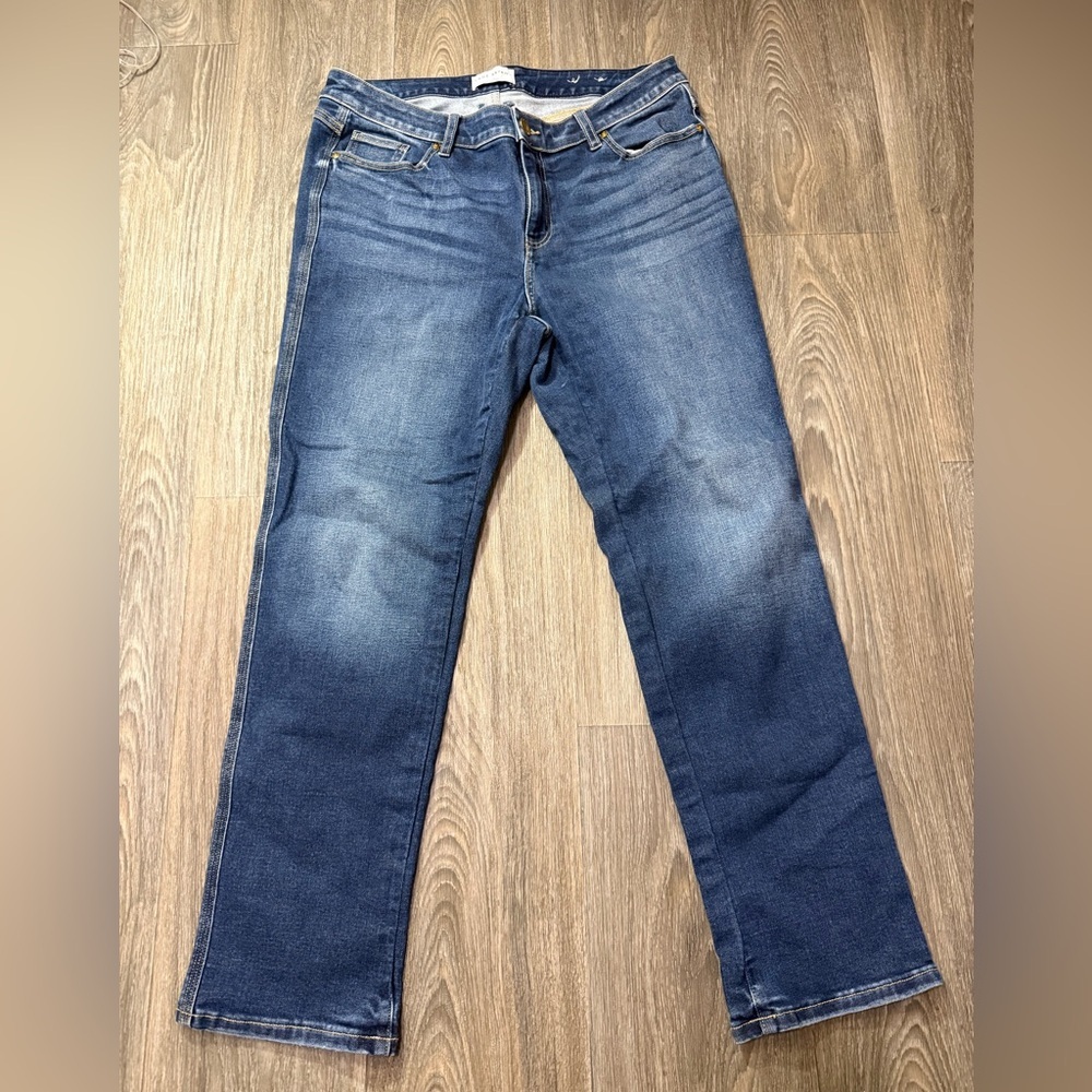 Lane Bryant Straight-Leg Jeans in Classic Denim Blue